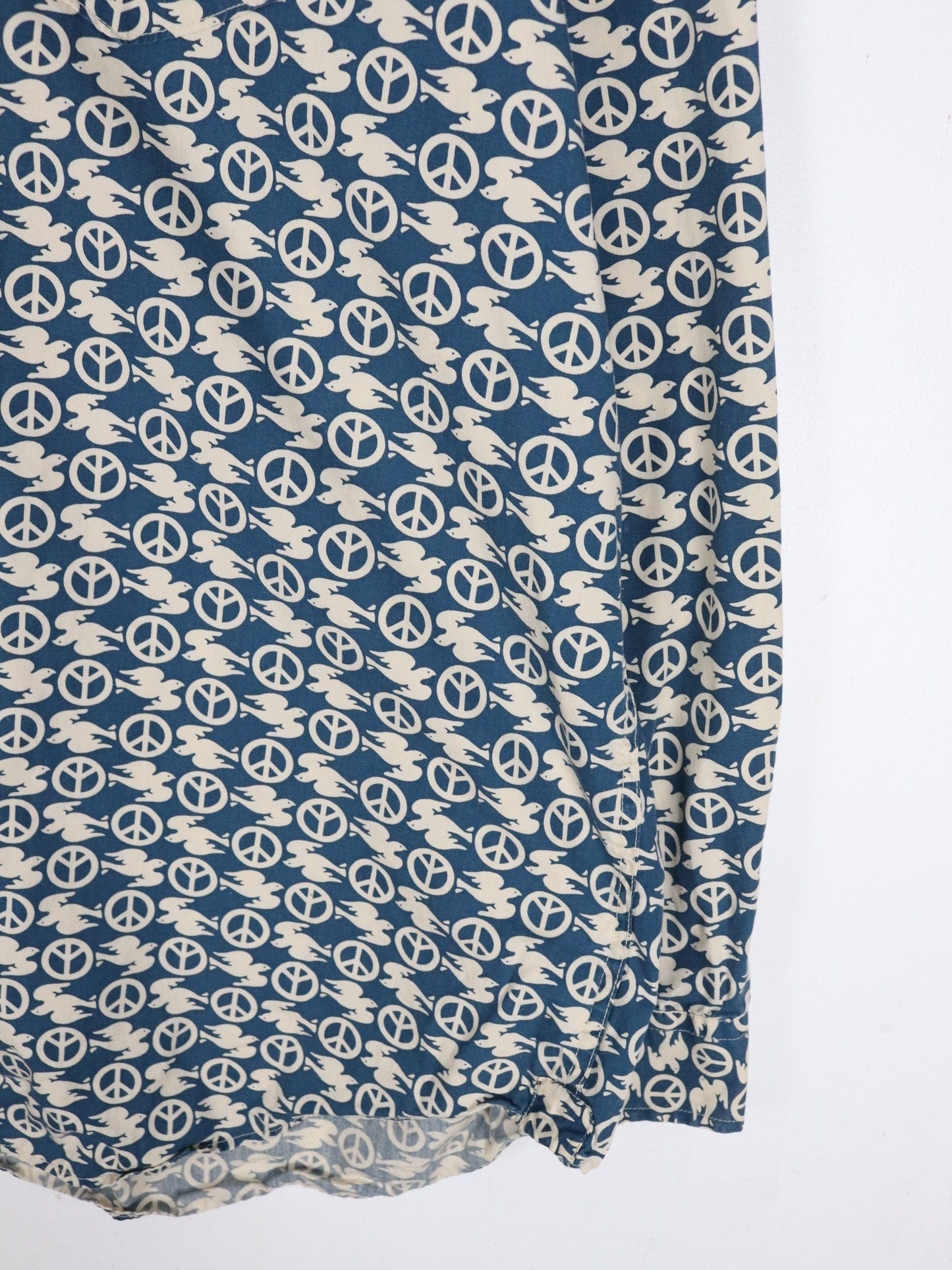 Lucky Brand Shirt Mens XL Blue Button Up from propervintagecanada