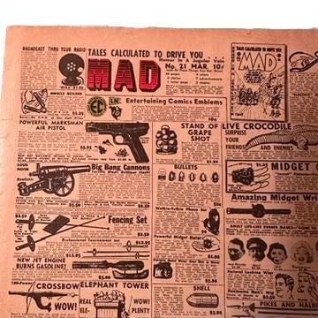 Mad (1952 EC) Magazine 21 FN 8.0 Off-white pages from propervintagecanada