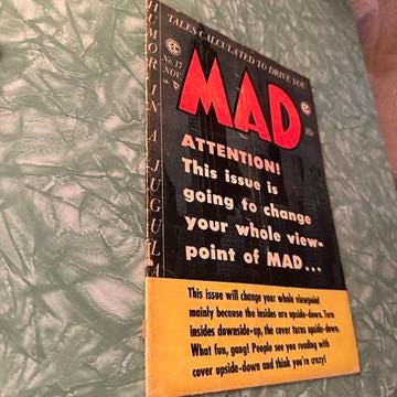 MAD Comic #17 Nov 1954 by Harvey Kurtzman Very Rare Vintage, 3 Good Minus from propervintagecanada