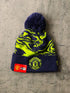 Manchester United Beanie Adult Blue from propervintagecanada