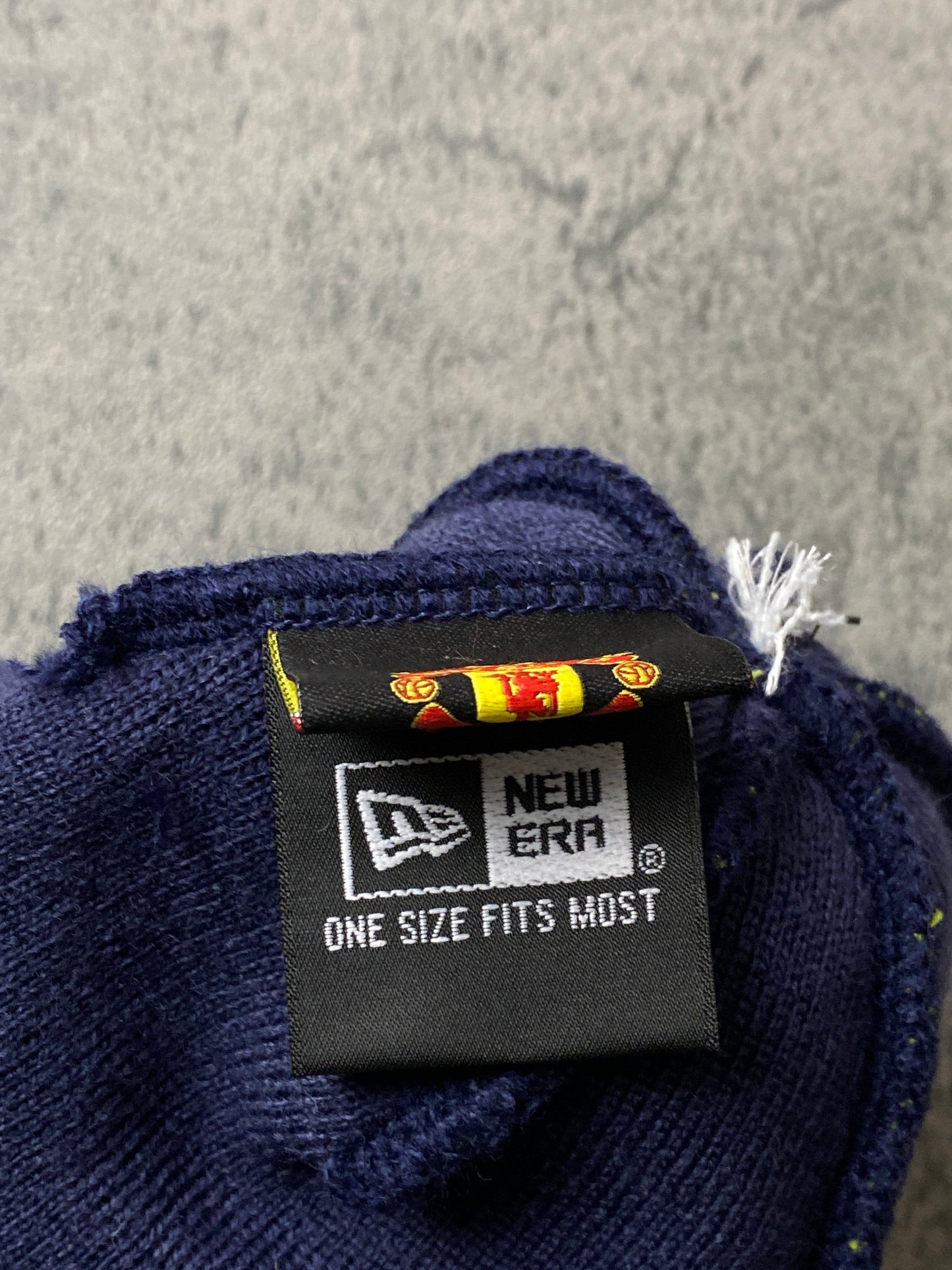 Manchester United Beanie Adult Blue from propervintagecanada