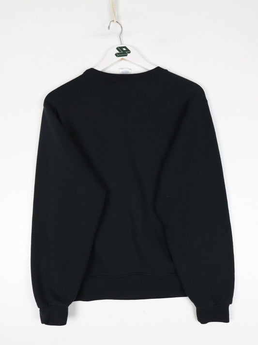 Manchester University Sweatshirt Mens Small Black College