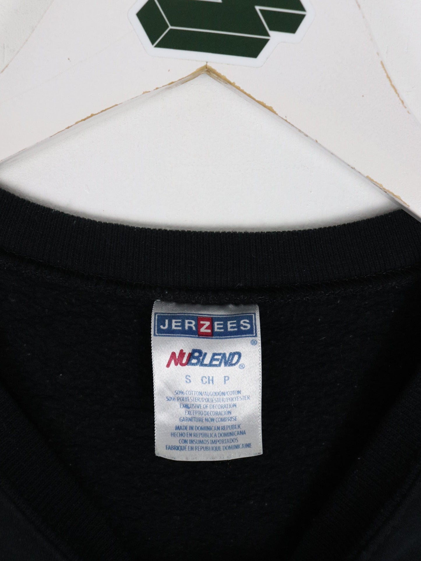 Manchester University Sweatshirt Mens Small Black College from propervintagecanada