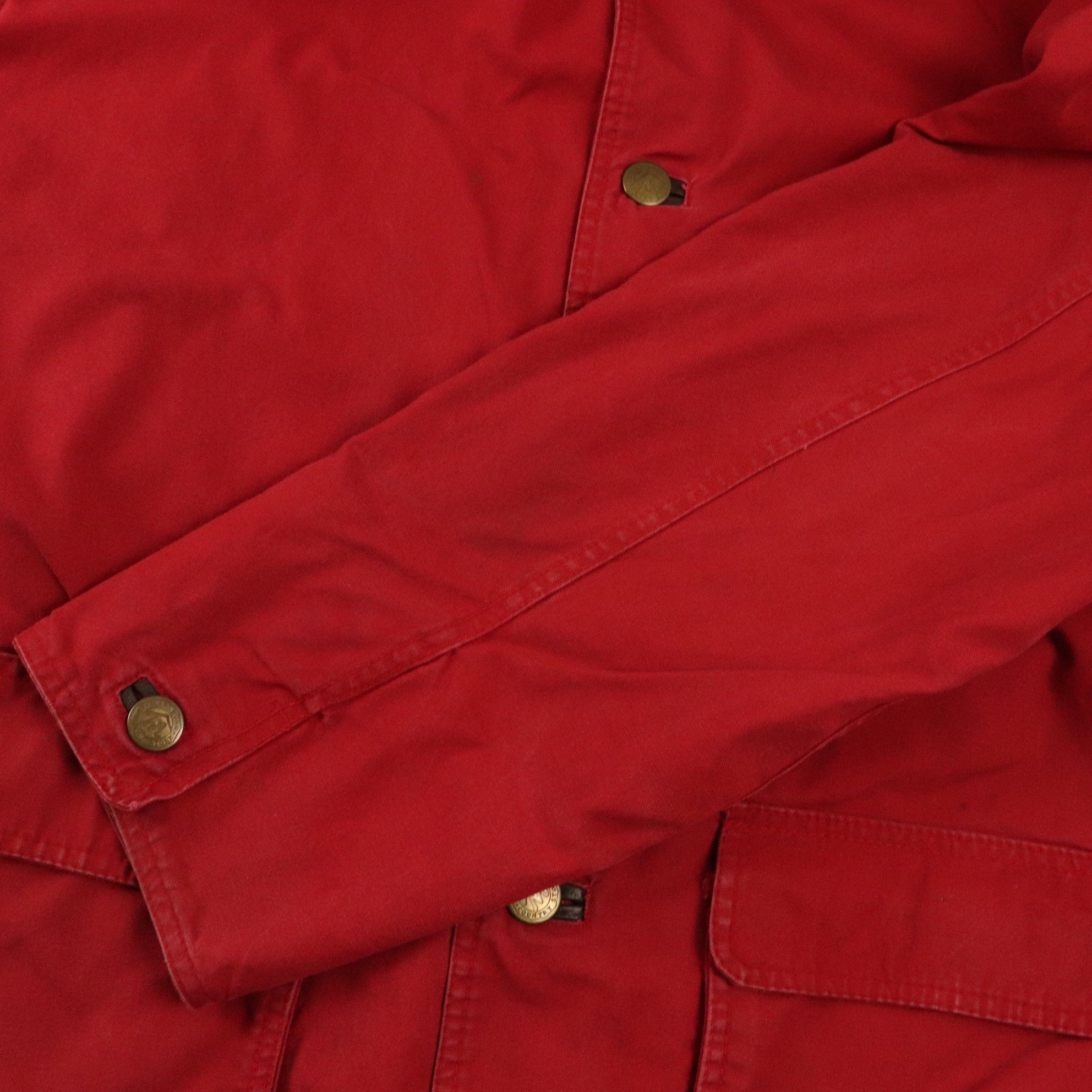 Red button 2025 up jacket