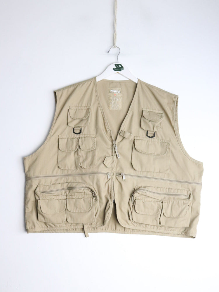 Master Sportsman Vest Mens 2Xl Beige Fishing from propervintagecanada