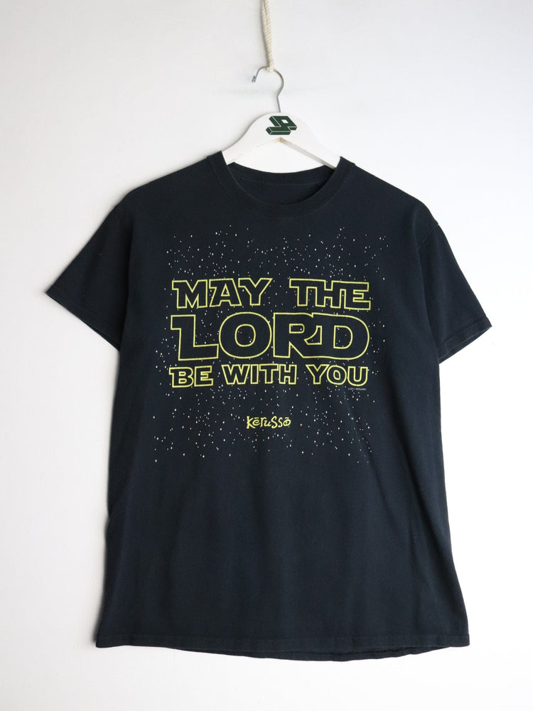 May The Lord Be With You T Shirt Mens Medium Black from propervintagecanada
