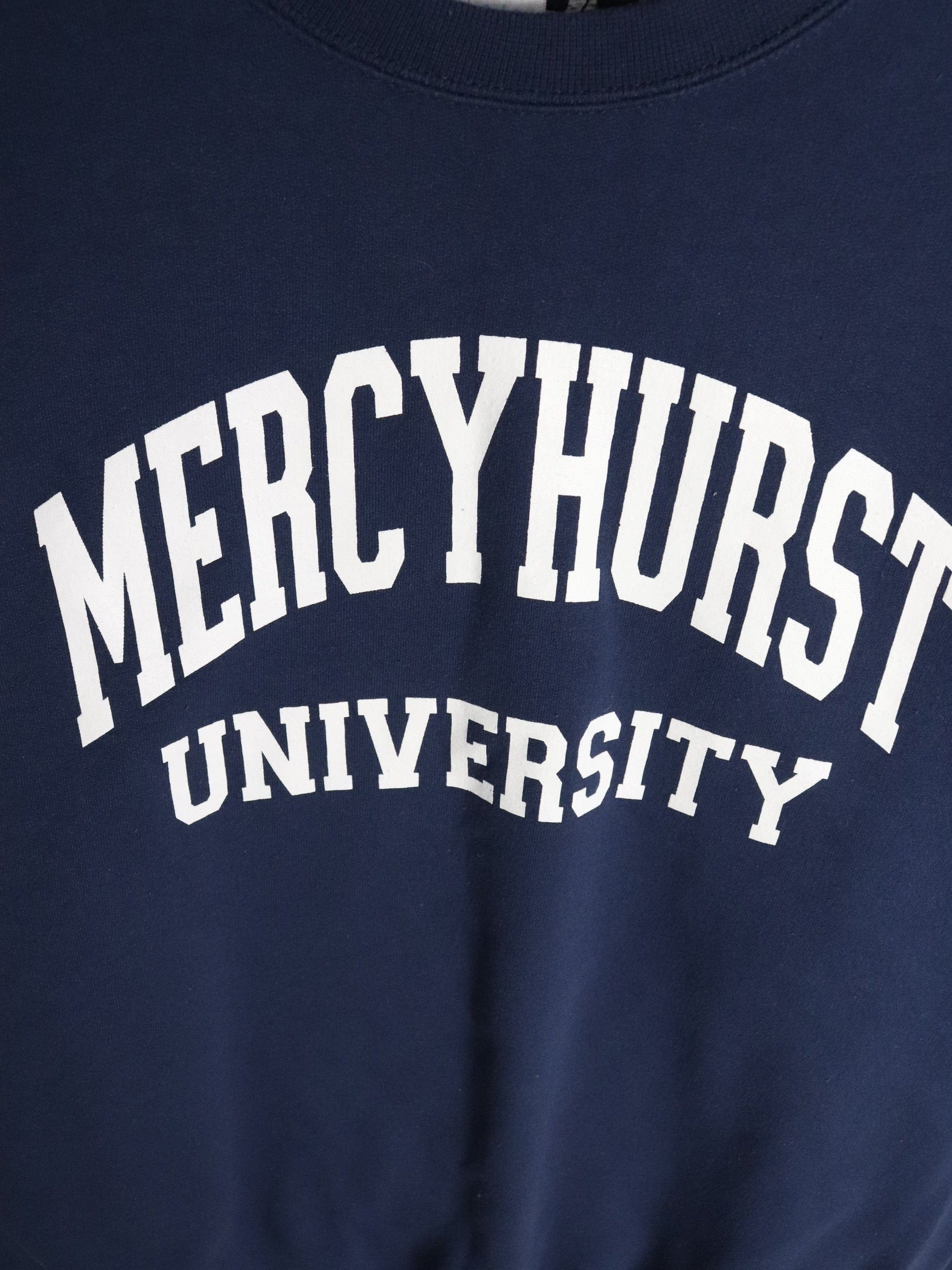 Mercyhurst University Sweatshirt Mens Large Blue from propervintagecanada
