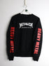 Metallica Sweatshirt Mens Small Black