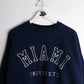 Miami University Sweater Mens 2XL Blue Fleece from propervintagecanada