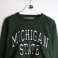 Michigan State Spartans Sweatshirt Mens Small Green from propervintagecanada