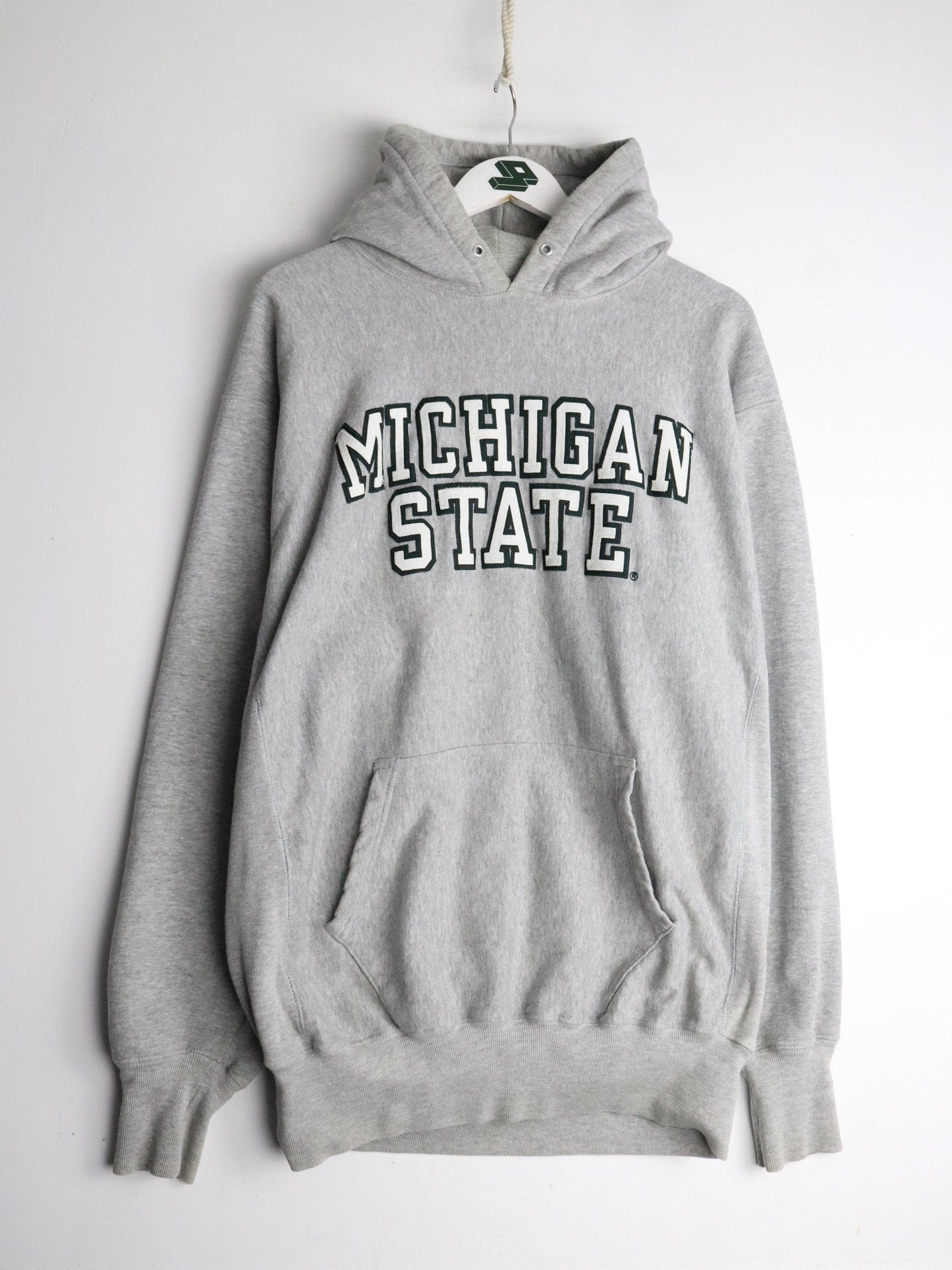 Michigan State Spartans Sweatshirt Mens XL Grey College Hoodie
