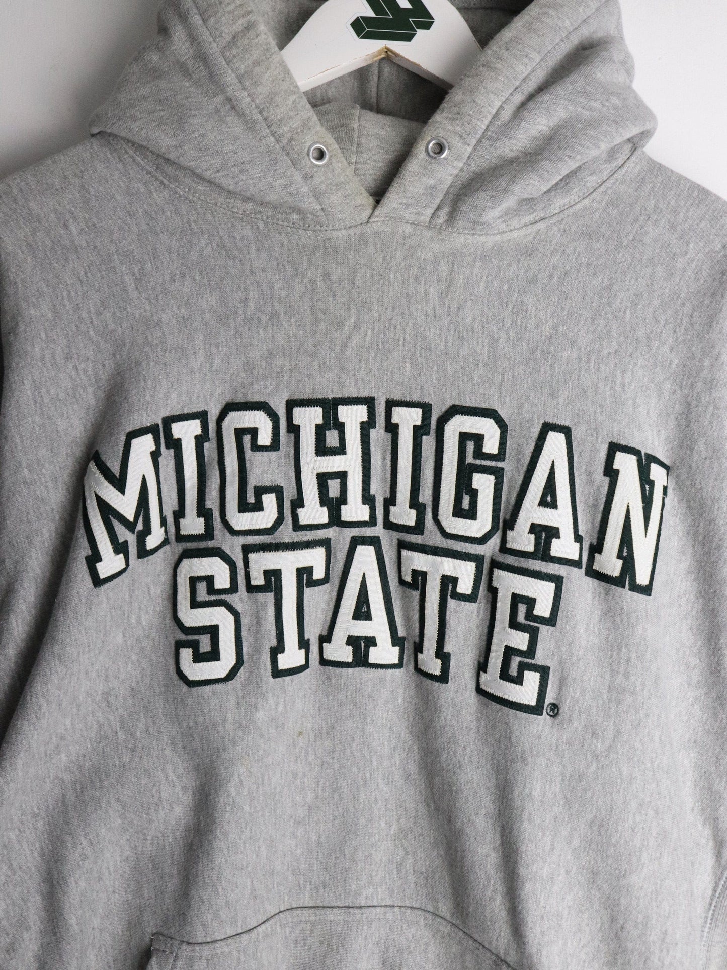 Michigan State Spartans Sweatshirt Mens XL Grey College Hoodie