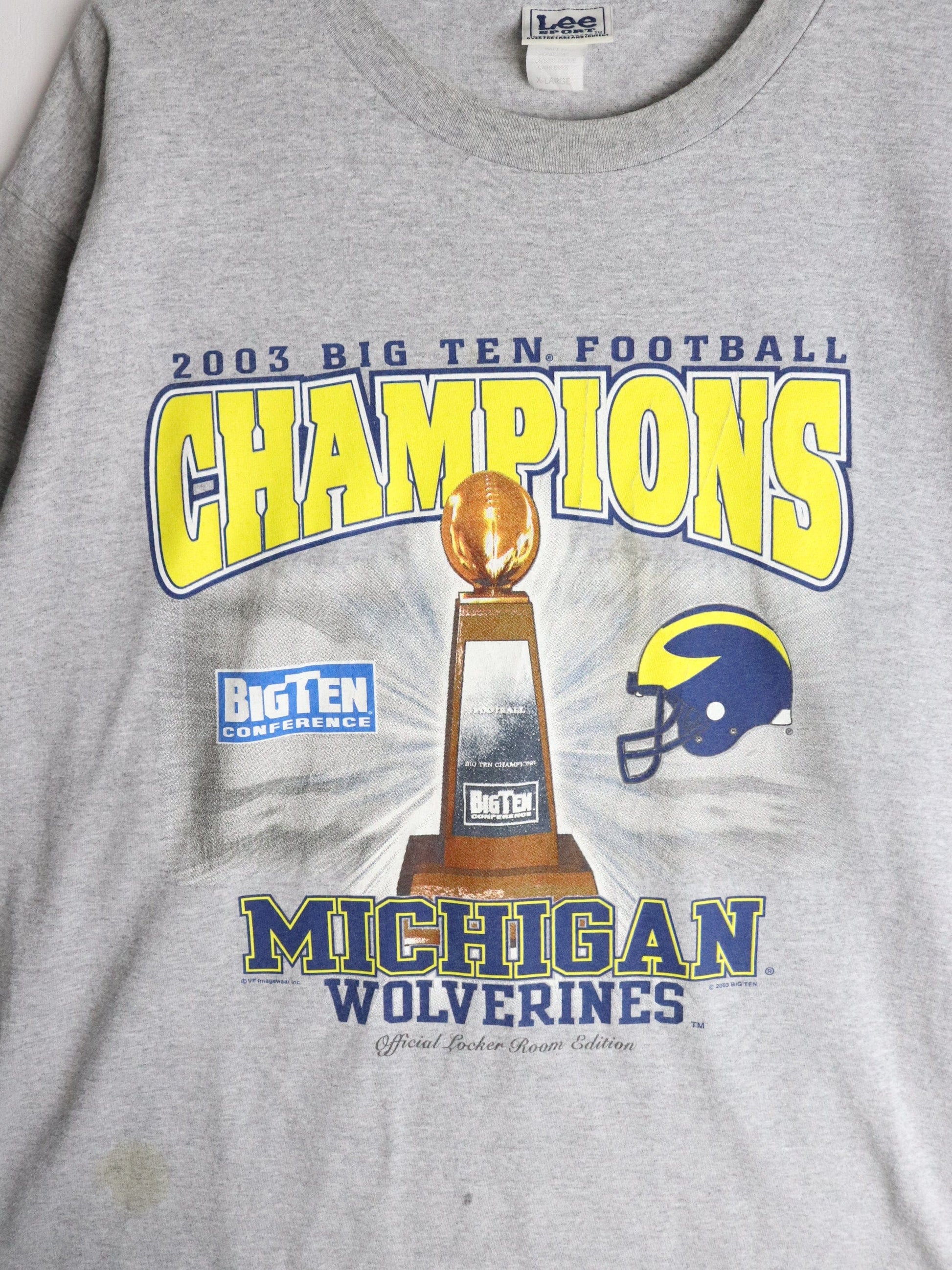 Michigan Wolverines T Shirt Mens XL Grey College Football from propervintagecanada