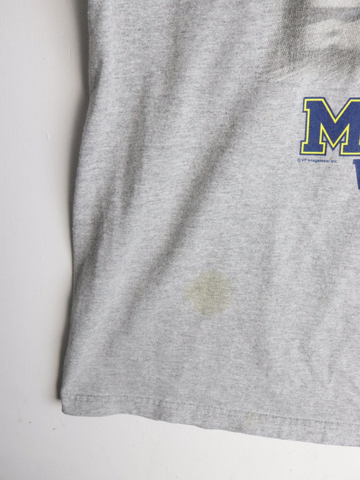 Michigan Wolverines T Shirt Mens XL Grey College Football from propervintagecanada
