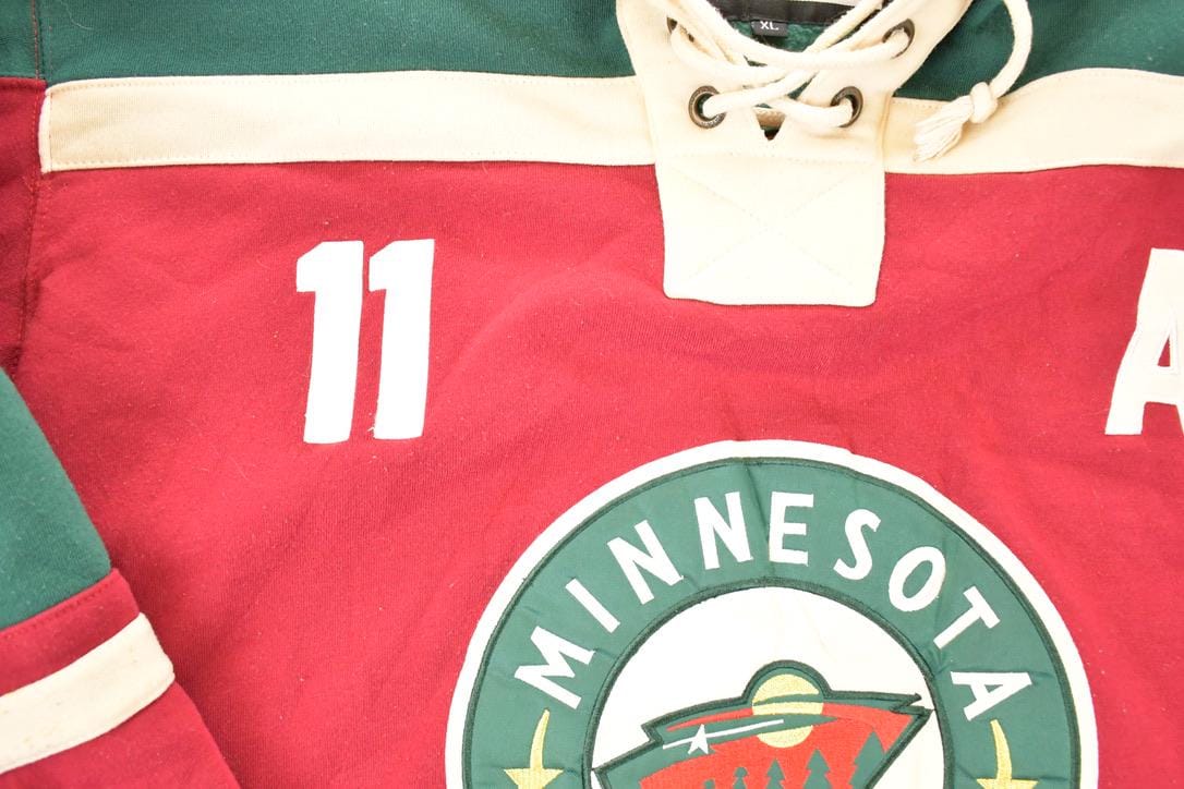 Minnesota Wild Old Time Hockey NHL Hoodie Sweatshirt Men's XL from propervintagecanada