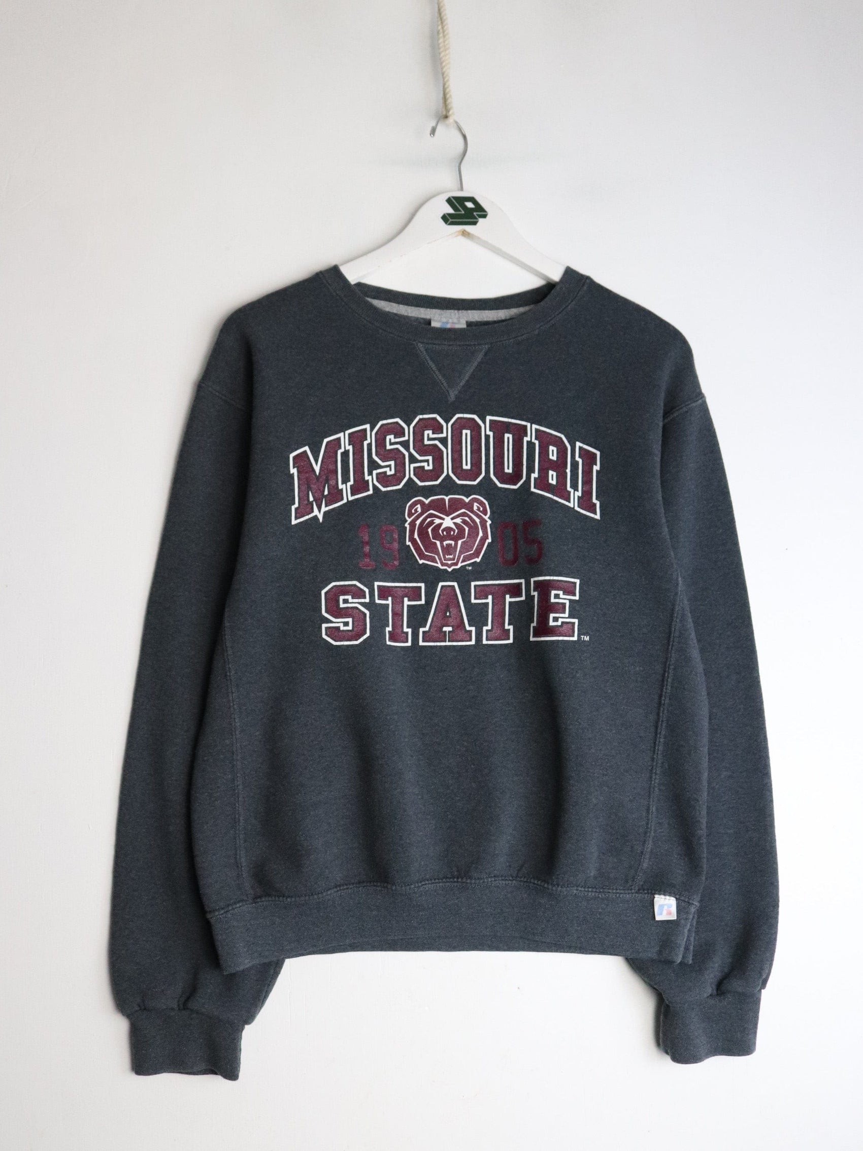 Missouri State Sweatshirt Mens Small Grey