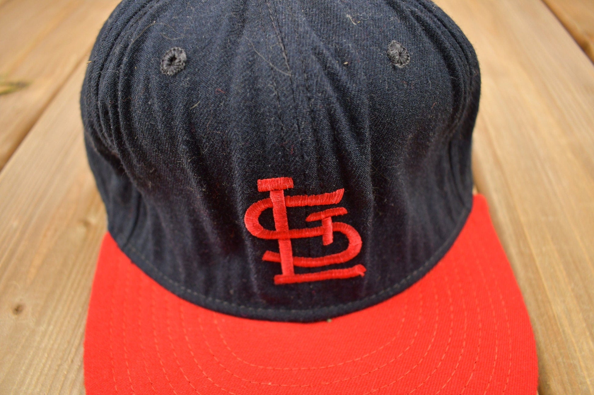 MLB Accessories > Hats & Head Coverings > Hats & Caps Vintage 1980s St Louis Cardinals MLB New Era Wool Fitted Hat Size 7 34