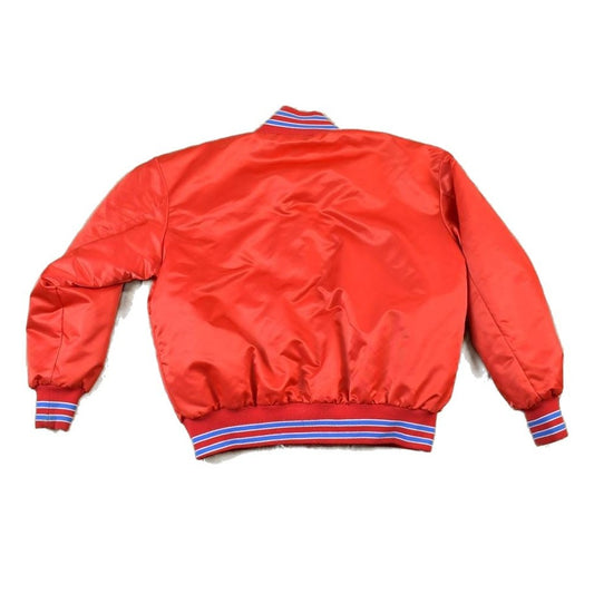 MLB Clothing > Gender Neutral Adult Clothing > Jackets & Coats Vintage 1980s BK JB Baltimore Orioles Satin Snap Button MLB Baseball Jacket Men's XL