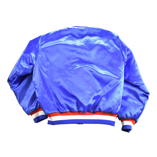 MLB Clothing > Gender Neutral Adult Clothing > Jackets & Coats Vintage 1980s Chicago Cubs MLB Satin Jacket Men's Large