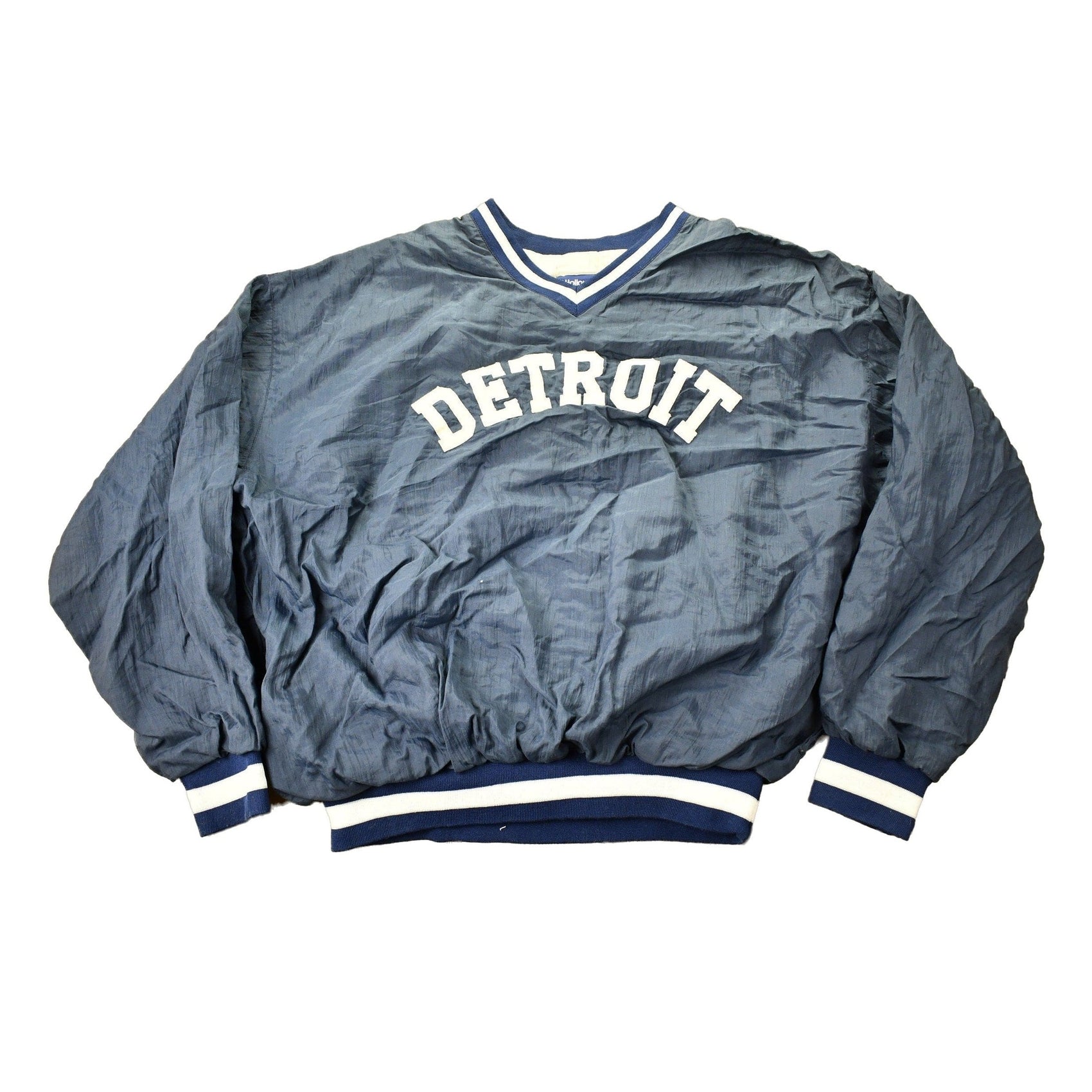 MLB Clothing > Gender Neutral Adult Clothing > Jackets & Coats Vintage 1980s Detroit Tigers MLB Pullover Windbreaker Jacket Men's 2XL