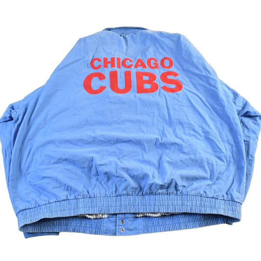 MLB Clothing > Gender Neutral Adult Clothing > Jackets & Coats Vintage 1990s Chicago Cubs MLB Embroidered Logo Windbreaker Jacket Men's 5XL