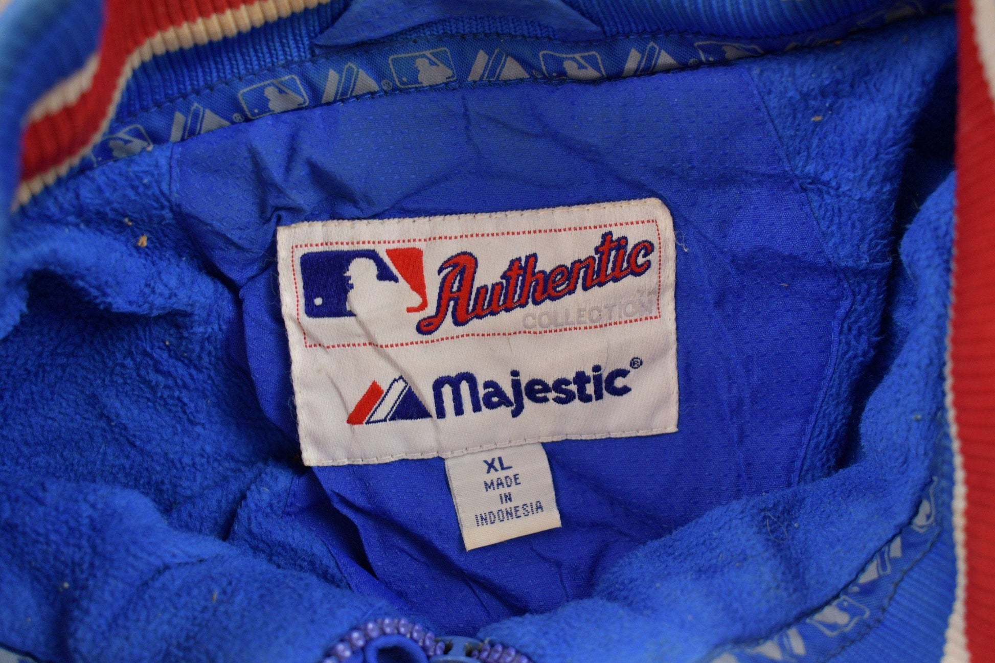 MLB Clothing > Gender Neutral Adult Clothing > Jackets & Coats Vintage 1990s Chicago Cubs MLB Majestic Full Zip Jacket Men's XL