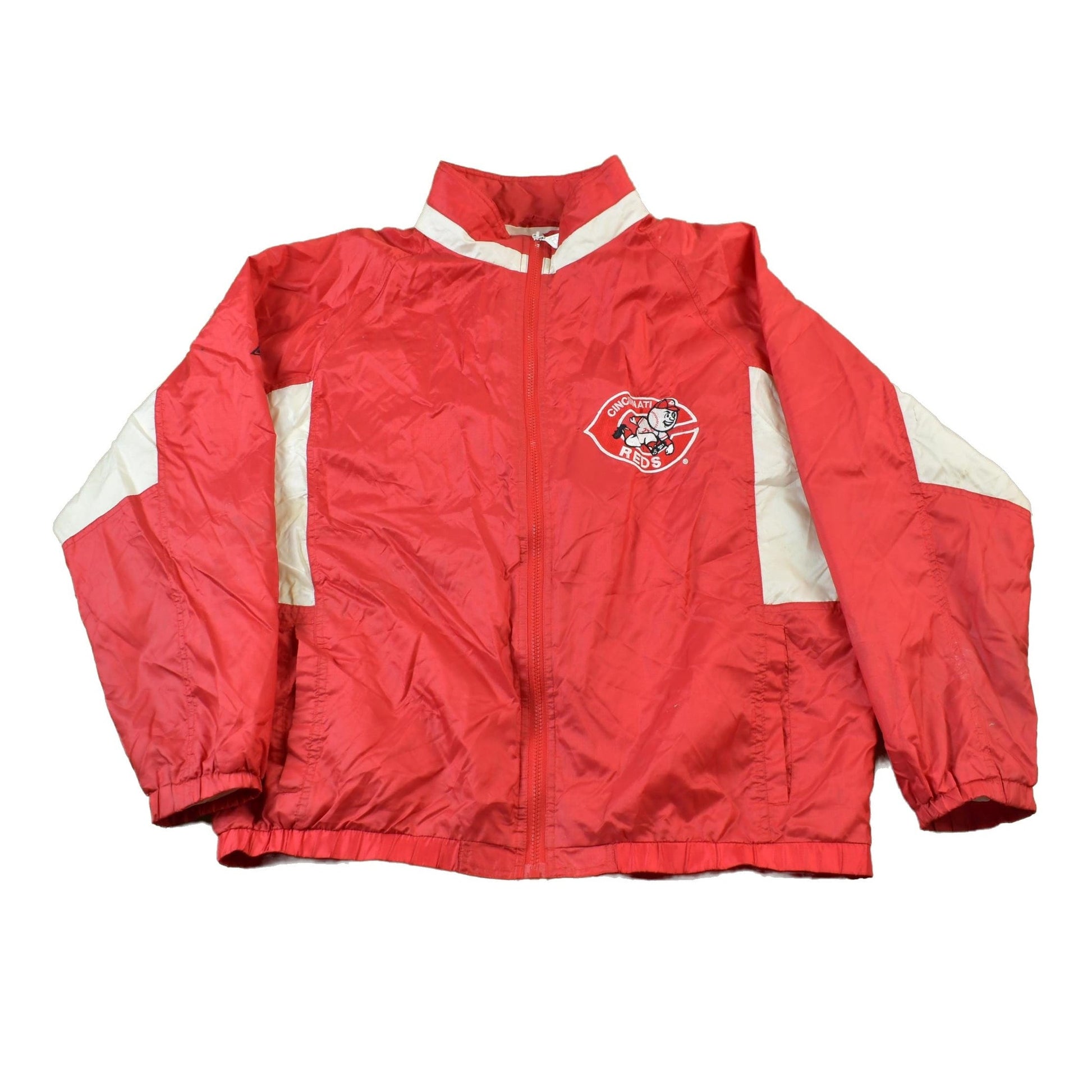 MLB Clothing > Gender Neutral Adult Clothing > Jackets & Coats Vintage 1990s Cincinnati Reds MLB Windbreaker Jacket Men's XL