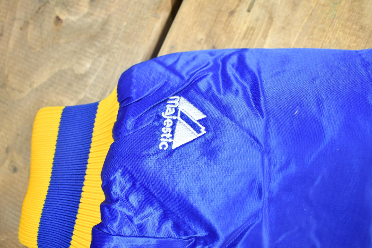 MLB Clothing > Gender Neutral Adult Clothing > Jackets & Coats Vintage 1990s Cooperstown Collection Seattle Mariners MLB Baseball Embroidered Snap Button Satin Bomber Jacket