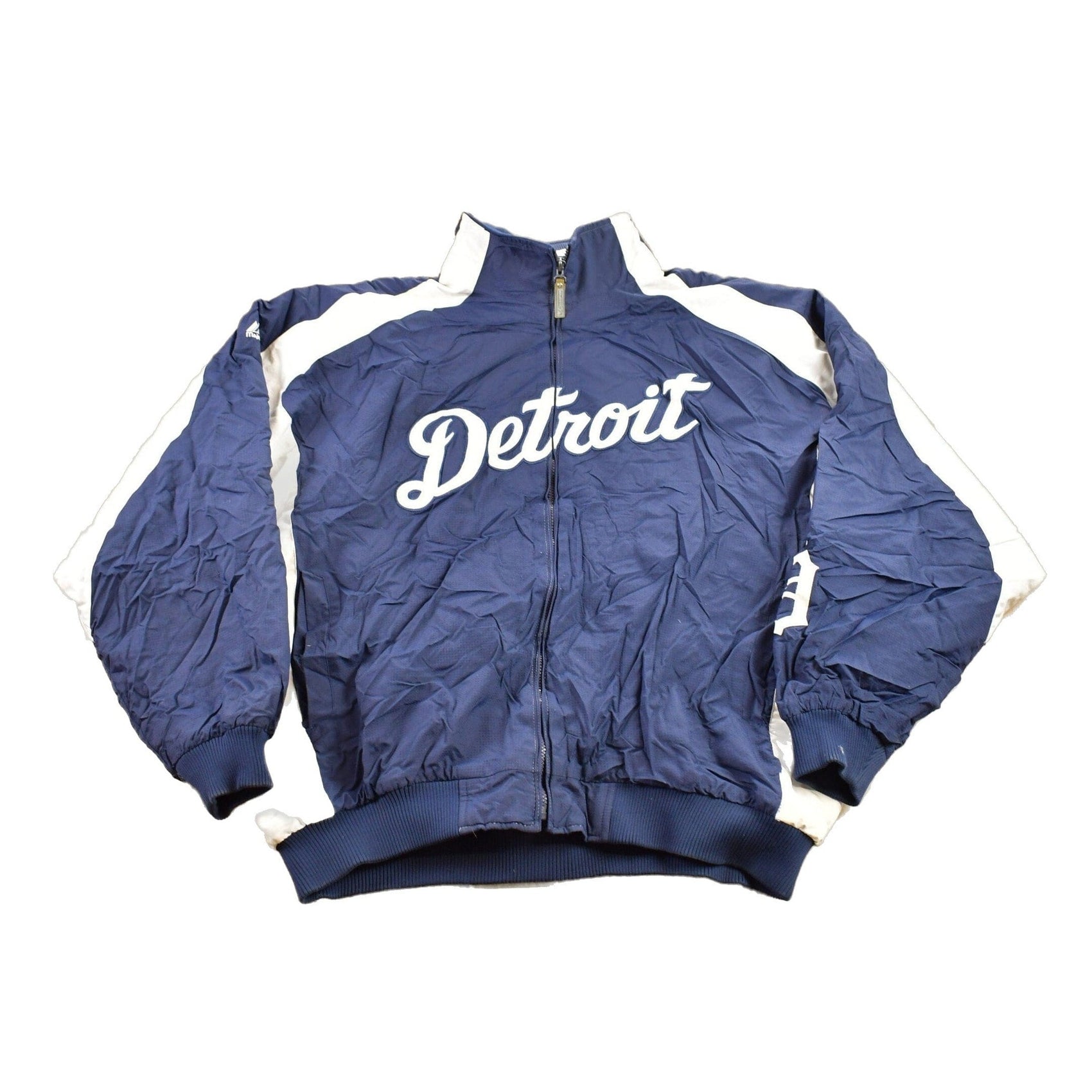 MLB Clothing > Gender Neutral Adult Clothing > Jackets & Coats Vintage 1990s Detroit Tigers MLB Windbreaker Warm Up Jacket Men's 3XL