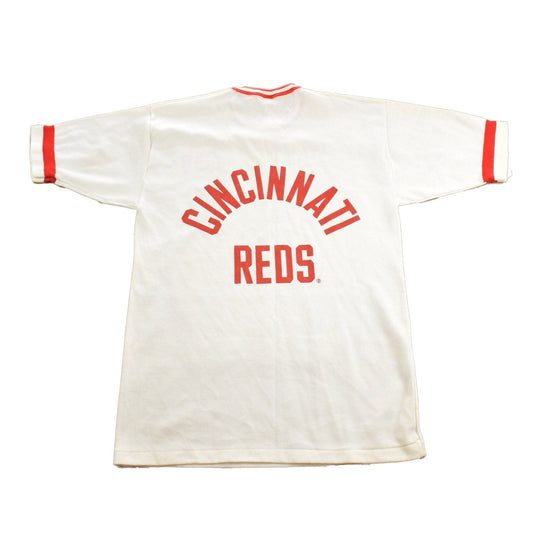 MLB Clothing > Gender Neutral Adult Clothing > Tops & Tees > T Shirts Vintage 1970s Cincinnatti Reds MLB Baseball Jersey Men's Medium