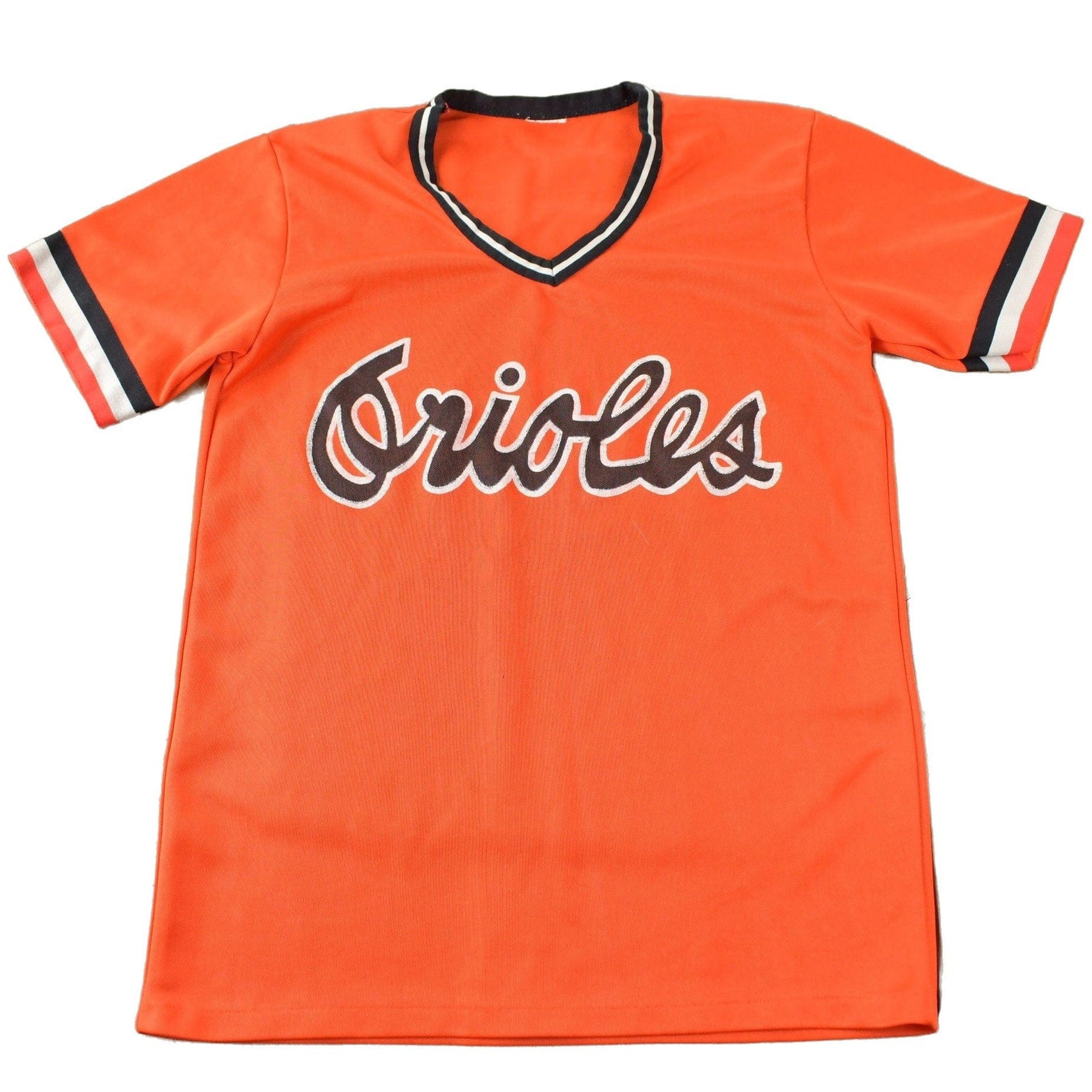 MLB Clothing > Gender Neutral Adult Clothing > Tops & Tees > T Shirts Vintage 1980s Baltimore Orioles MLB Baseball Jersey Men's S