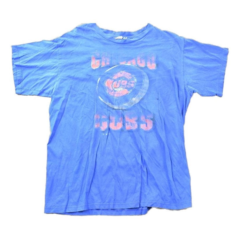MLB Clothing > Gender Neutral Adult Clothing > Tops & Tees > T Shirts Vintage 1980s Chicago Cubs MLB Graphic T-Shirt Men's Large