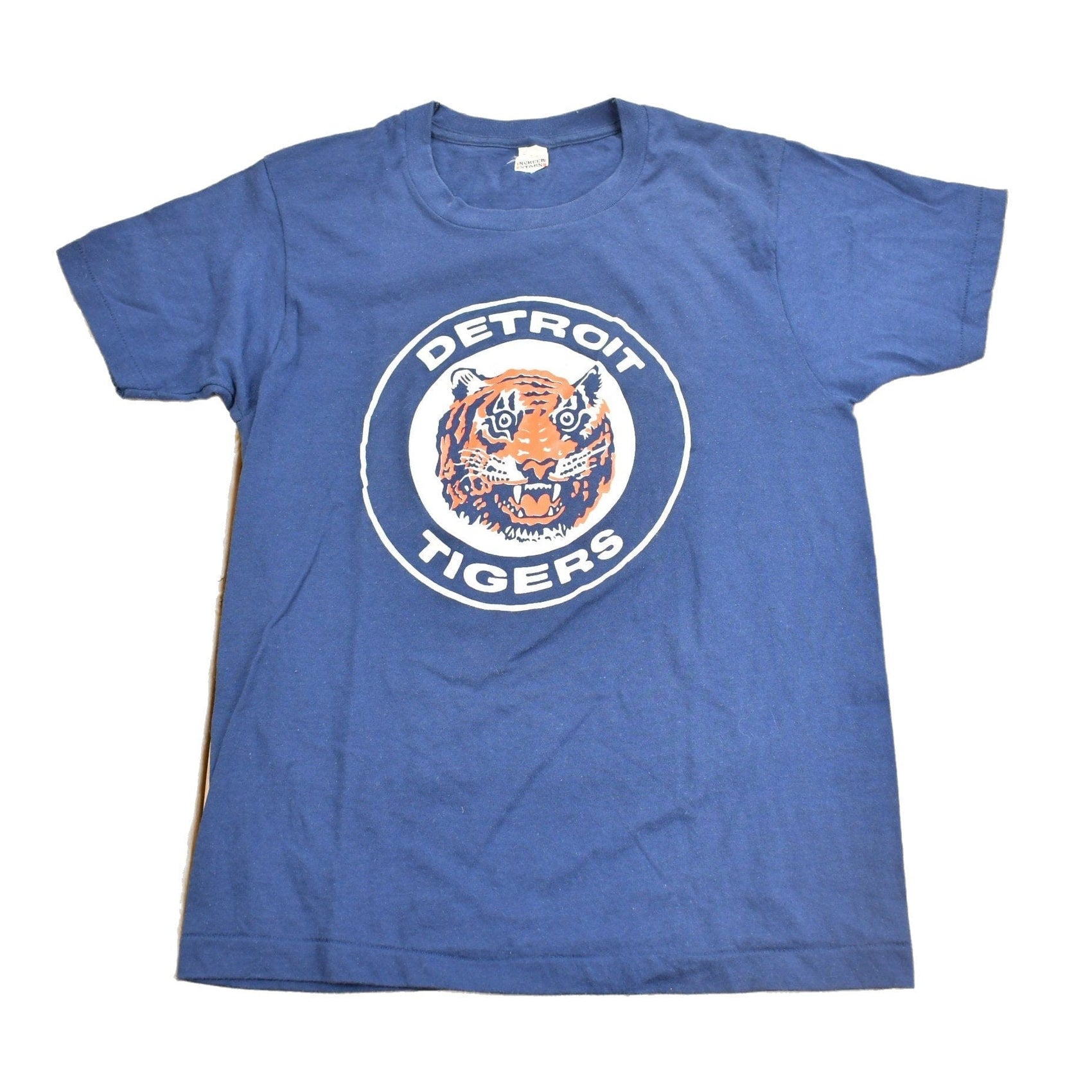 MLB Clothing > Gender Neutral Adult Clothing > Tops & Tees > T Shirts Vintage 1980s Detroit Tigers MLB Graphic T-Shirt Men's Small