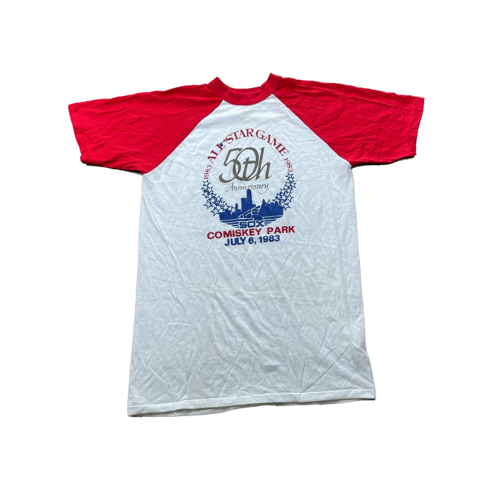 MLB Clothing > Gender Neutral Adult Clothing > Tops & Tees > T Shirts Vintage 1983 All Star Game Boston Red Sox T-Shirt Men's Large