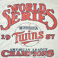 MLB Clothing > Gender Neutral Adult Clothing > Tops & Tees > T Shirts Vintage 1987 Minnesota Twins MLB Graphic T-Shirt Men's Large