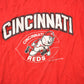 MLB Clothing > Gender Neutral Adult Clothing > Tops & Tees > T Shirts Vintage 1988 Cincinnati Reds MLB Graphic T-Shirt Youth M