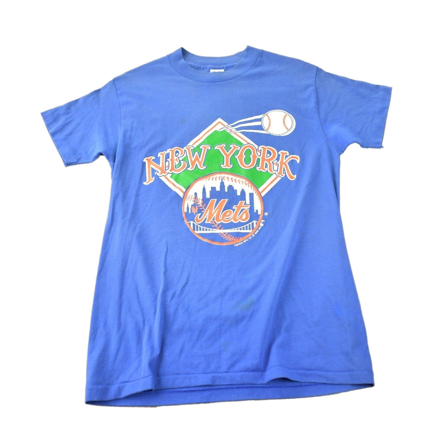 MLB Clothing > Gender Neutral Adult Clothing > Tops & Tees > T Shirts Vintage 1988 New York Mets MLB Baseball Graphic T-Shirt Men's Small