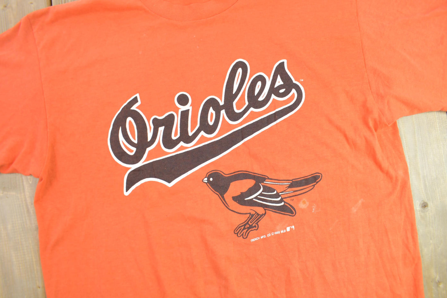 MLB Clothing > Gender Neutral Adult Clothing > Tops & Tees > T Shirts Vintage 1989 Baltimore Orioles MLB Baseball Graphic T-Shirt Men's Medium