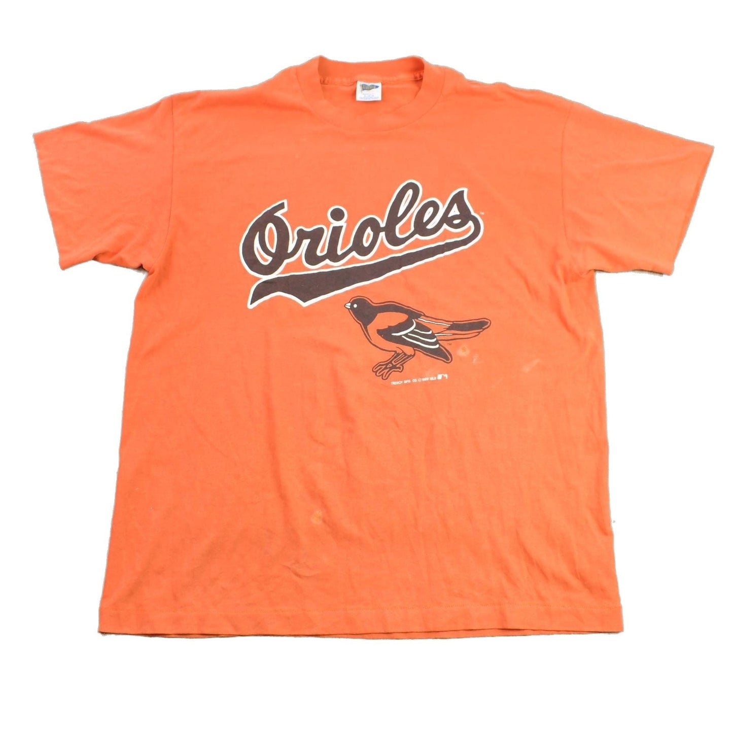 MLB Clothing > Gender Neutral Adult Clothing > Tops & Tees > T Shirts Vintage 1989 Baltimore Orioles MLB Baseball Graphic T-Shirt Men's Medium