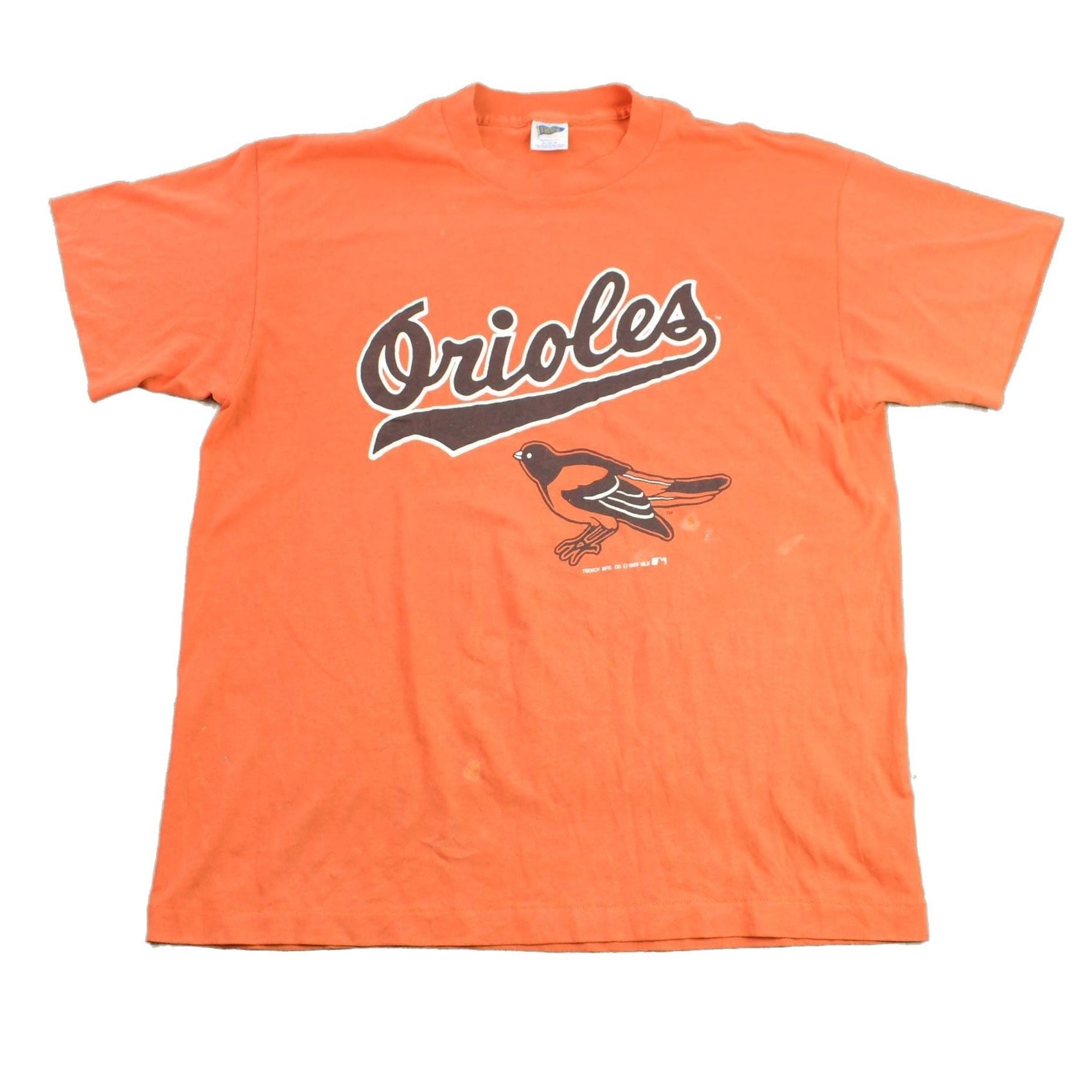 MLB Clothing > Gender Neutral Adult Clothing > Tops & Tees > T Shirts Vintage 1989 Baltimore Orioles MLB Baseball Graphic T-Shirt Men's Medium