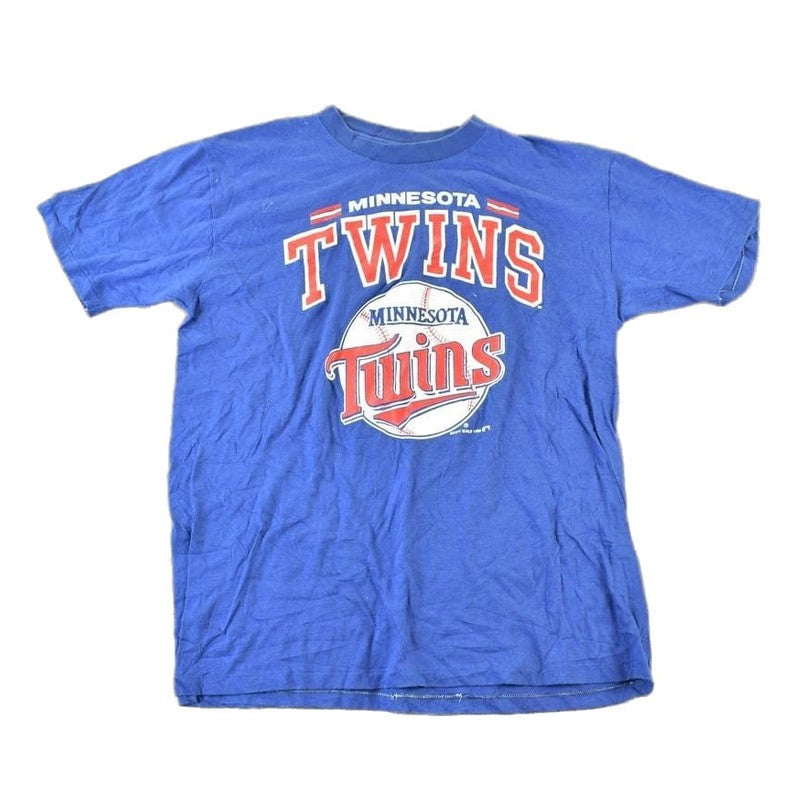 MLB Clothing > Gender Neutral Adult Clothing > Tops & Tees > T Shirts Vintage 1989 Minnesota Twins MLB Graphic T-Shirt Men's L