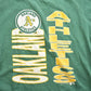 MLB Clothing > Gender Neutral Adult Clothing > Tops & Tees > T Shirts Vintage 1989 Oakland Athletics MLB Graphic Raglan T-Shirt Men's XL