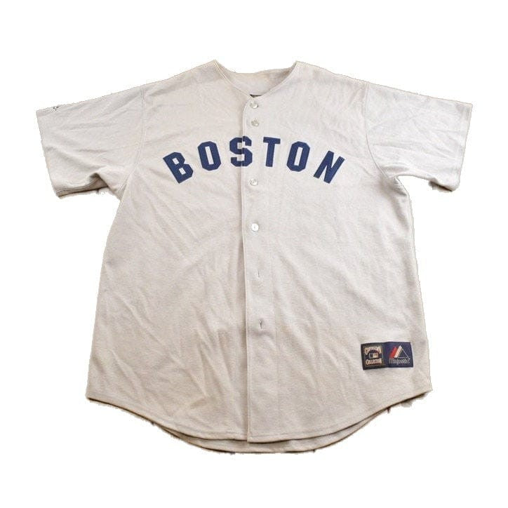 MLB Clothing > Gender Neutral Adult Clothing > Tops & Tees > T Shirts Vintage 1990s Boston Red Sox Deadstock MLB Baseball Jersey Men's XL