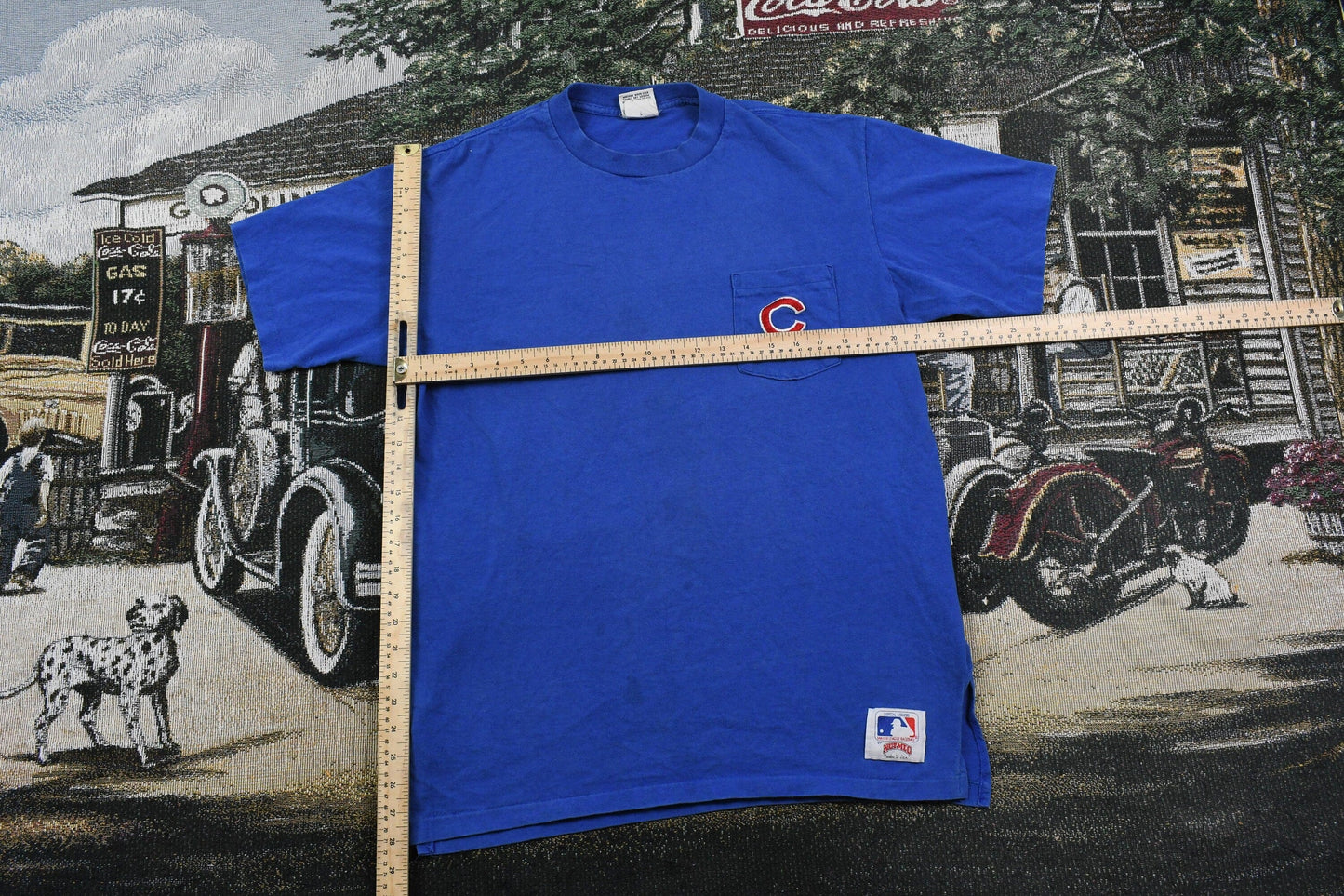 MLB Clothing > Gender Neutral Adult Clothing > Tops & Tees > T Shirts Vintage 1990s Chicago Cubs MLB Nutmeg Sportswear T-Shirt Men's XL