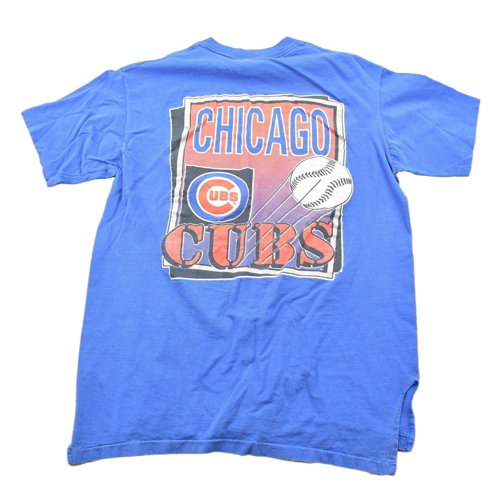 MLB Clothing > Gender Neutral Adult Clothing > Tops & Tees > T Shirts Vintage 1990s Chicago Cubs MLB Nutmeg Sportswear T-Shirt Men's XL