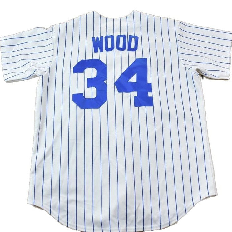 MLB Clothing > Gender Neutral Adult Clothing > Tops & Tees > T Shirts Vintage 1990s Chicago Cubs Wood MLB Majestic Baseball Jersey Men's XL