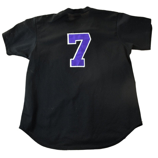 MLB Clothing > Gender Neutral Adult Clothing > Tops & Tees > T Shirts Vintage 1990s Colorado Rockies MLB Majestic Baseball Jersey Men's XL