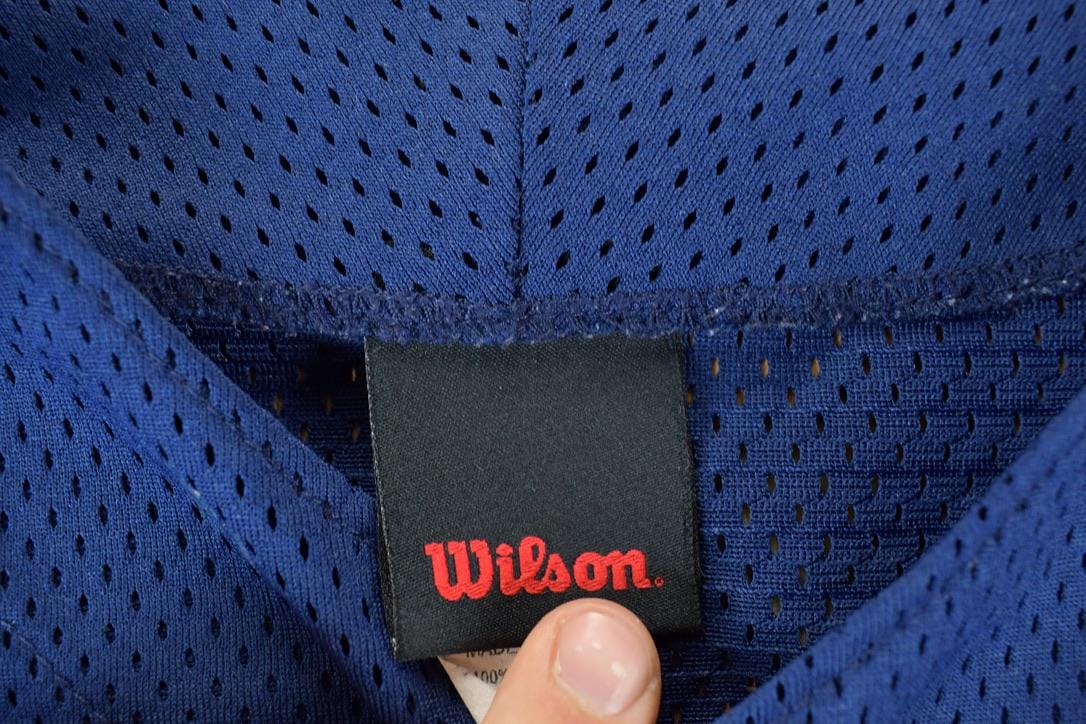 MLB Clothing > Gender Neutral Adult Clothing > Tops & Tees > T Shirts Vintage 1990s Dells Embroidered Navy Baseball Jersey Men's XL