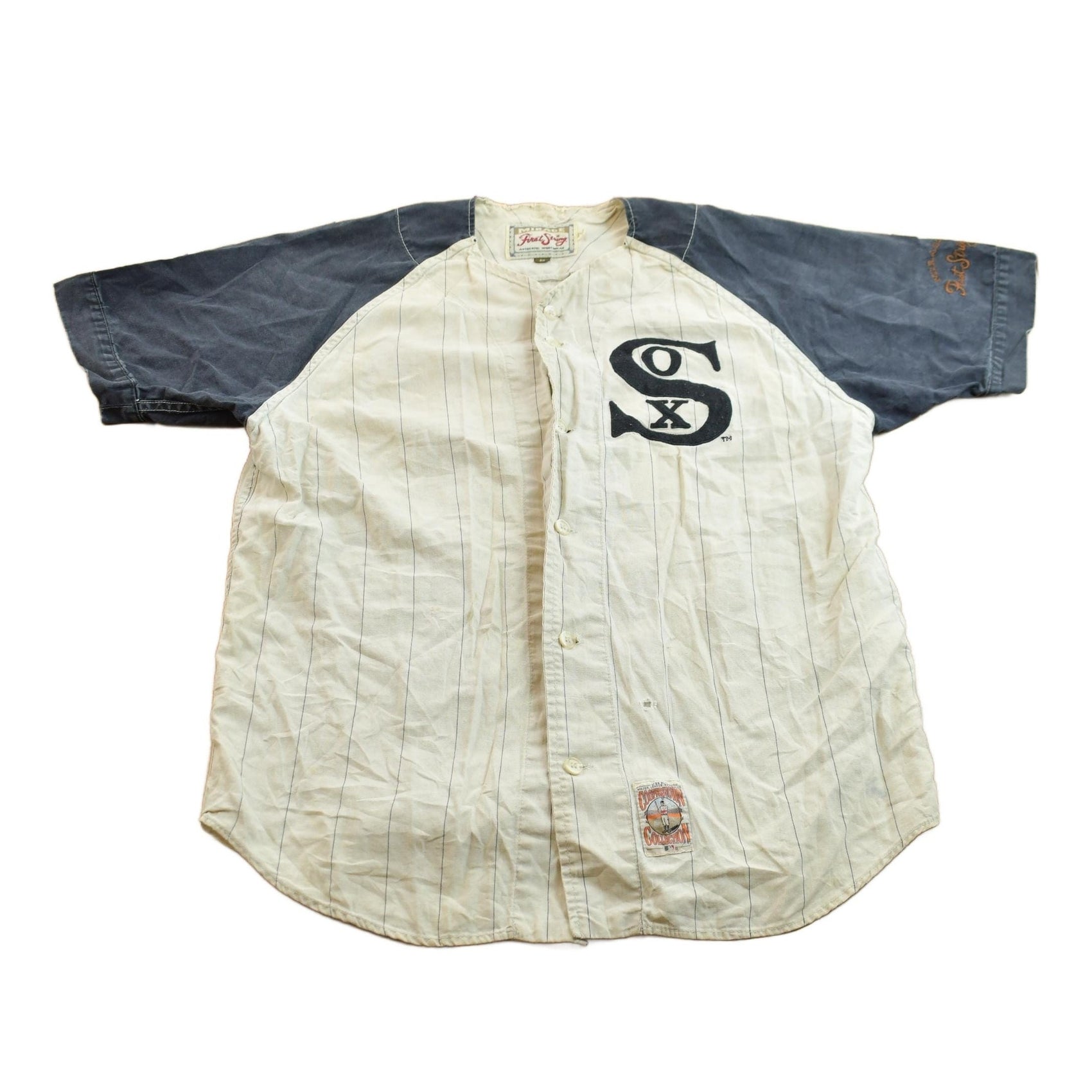 MLB Clothing > Men's Clothing > Sports & Fitness Vintage 1990's Mirage First String Chicago White Sox Baseball Jersey Men's Medium