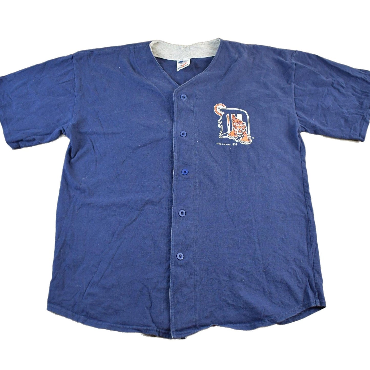 MLB Clothing > Men's Clothing > Sports & Fitness Vintage 1990s Detroit Tigers Artex Baseball Jersey Shirt Men's Large